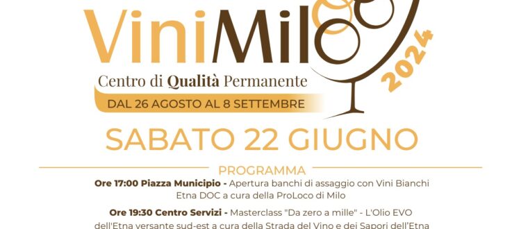 Aspettando ViniMilo 2024