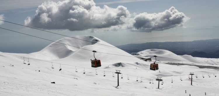 trekking Etna in inverno